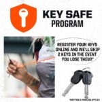 Kryptonite Keeper 585: cadeado dobrável leve e compacto, com alta segurança e 2 chaves para bike, scooter e e-bike. - Imagem 5