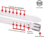 Cinto 100% Couro Legítimo Branco para Profissionais da Saúde com regulagem e acabamento social de alta qualidade - Imagem 5