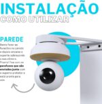 Suporte para Quina de Parede Motorola VM855: fixação segura, fácil instalação e visão ampla para sua babá eletrônica. - Imagem 4