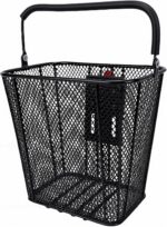 Cesta de Bicicleta Frontal RiToEasysports com Liberação Rápida e Alça de Transporte, Compacta e Durável - Imagem 4