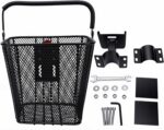 Cesta de Bicicleta Frontal RiToEasysports com Liberação Rápida e Alça de Transporte, Compacta e Durável - Imagem 5