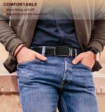 Cinto masculino de catraca ajustável para calça social: conforto, ajuste perfeito e estilo elegante para o dia a dia - Imagem 6