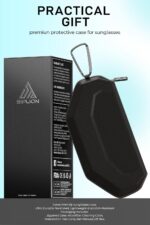 SIPLION óculos de sol polarizados masculinos com proteção UV400, conforto antiderrapante e lente TR90 para esportes e direção - Imagem 7