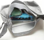 Covelin bolsa feminina retrô grande de lona: estilo casual, leve e espaçosa para uso diário. - Imagem 7