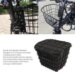 Cesta Dobrável para Bicicletas Elétricas: metal resistente, bolsa impermeável e encaixe universal para transporte prático. - Imagem 3