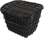 Cesta Dobrável para Bicicletas Elétricas: metal resistente, bolsa impermeável e encaixe universal para transporte prático. - Imagem 6