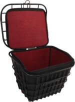 Cesta Dobrável para Bicicletas Elétricas: metal resistente, bolsa impermeável e encaixe universal para transporte prático. - Imagem 7