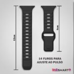 Pulseira de Silicone Mariner 123smart: conforto, estilo e compatibilidade para Apple Watch Ultra, Series 1 a 11 e SE. - Imagem 4