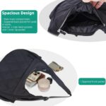Bolsa Puffer Crescent feminina: leve, acolchoada e macia, perfeita para uso diário com estilo e conforto - Imagem 4