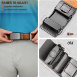 Cinto masculino de catraca ajustável para calça social: ajuste perfeito e conforto elegante - Imagem 5