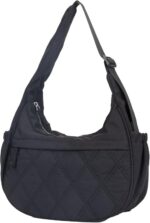 Bolsa Puffer Crescent feminina: leve, acolchoada e macia, perfeita para uso diário com estilo e conforto - Imagem 6