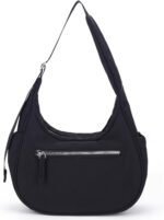 Bolsa Puffer Crescent feminina: leve, acolchoada e macia, perfeita para uso diário com estilo e conforto - Imagem 7