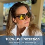Óculos KastKing FlatRock polarizados com proteção UV para dirigir, pesca, ciclismo e corrida - Imagem 5