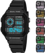 Relógio Masculino Digital Militar Preto Ultra Light: leve, resistente e ideal para esportes e uso diário. - Imagem 3