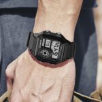 Relógio Masculino Digital Militar Preto Ultra Light: leve, resistente e ideal para esportes e uso diário. - Imagem 5