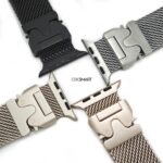Pulseira Milanese para Apple Watch: aço inox, fecho seguro e ajuste elegante para Ultra e Series 3 a 10. - Imagem 7