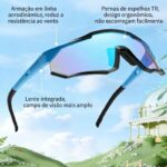Óculos de sol esportivos polarizados com UV400: proteção, conforto e visão ideal para ciclismo, corrida e trilhas - Imagem 5