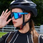 Óculos de sol esportivos polarizados com UV400: proteção, conforto e visão ideal para ciclismo, corrida e trilhas - Imagem 7