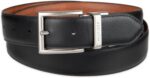 Cinto social masculino reversível Tommy Hilfiger conhaque/preto, estilo versátil e elegante, 2X - Imagem 3