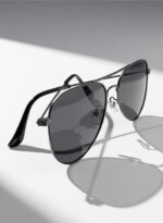 Óculos de Sol Aviador Cacife Brand com proteção UV400, estilo clássico vintage unissex e premium para compra online. - Imagem 4
