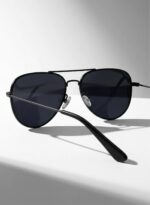 Óculos de Sol Aviador Cacife Brand com proteção UV400, estilo clássico vintage unissex e premium para compra online. - Imagem 6
