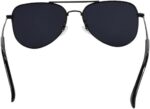 Óculos de Sol Aviador Cacife Brand com proteção UV400, estilo clássico vintage unissex e premium para compra online. - Imagem 7