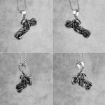 Colar Masculino Chopper Fantasma em Aço Inox: estilo biker, resistência e atitude para motociclistas. - Imagem 8