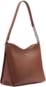 Bolsa hobo Calvin Klein feminina, prática e elegante, com organização interna para uso diário ou noturno - Imagem 5
