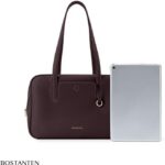 BOSTANTEN Bolsa de Ombro Feminina Grande: elegante, espaçosa e versátil para trabalho, viagem e dia a dia. - Imagem 8