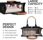 Bolsa de lona feminina com bolsos: leve, prática e versátil para trabalho, ombro ou transversal. - Imagem 4