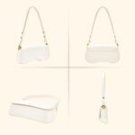 Bolsa de Ombro Feminina Romantic Crown: moderna, impermeável e ideal para trabalho, casual e festa - Imagem 8