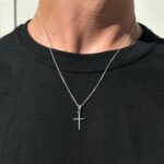 Colar masculino com cruz em aço inox, estilo durável e elegante para comprar com segurança sem perder personalidade - Imagem 5