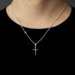 Colar masculino com cruz em aço inox, estilo durável e elegante para comprar com segurança sem perder personalidade - Imagem 6