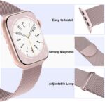Pulseira magnética Steezrd em aço inoxidável para Apple Watch, ajuste perfeito e visual premium, 3 unidades - Imagem 3