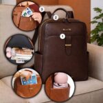 Mochila Bolsa Feminina Antifurto Média: charmosa, espaçosa e ideal para dia a dia, passeio, trabalho e faculdade - Imagem 4