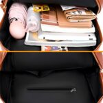 Mochila Bolsa Feminina Antifurto Média: charmosa, espaçosa e ideal para dia a dia, passeio, trabalho e faculdade - Imagem 8