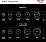 HUGO #Fast masculino: relógio de quartzo 44 mm em aço inox, 5 ATM, estilo esportivo e elegante. - Imagem 8