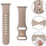 Pulseira esportiva unissex para Apple Watch: conforto, ajuste perfeito e resistência ao suor para uso diário. - Imagem 3