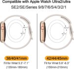 Pulseira esportiva unissex para Apple Watch: conforto, ajuste perfeito e resistência ao suor para uso diário. - Imagem 5