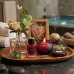 Kit Presente DUADELI Mon Tresor: vela aromática, difusor e porta-retrato para presentear com elegância e perfume suave. - Imagem 3
