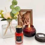 Kit Presente DUADELI Mon Tresor: vela aromática, difusor e porta-retrato para presentear com elegância e perfume suave. - Imagem 5