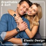 Pulseira esportiva de nylon para Apple Watch, respirável e ajustável, compatível com séries 10 a 3. - Imagem 4