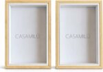 Kit 2 Porta-Retratos CASAMILÜ Wood 10x15: elegância, resistência e decoração premium para suas memórias. - Imagem 3