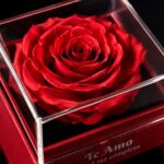 Kit Presente Dia dos Namorados com rosa, colar, touca de cetim e sacola premium pronta para presentear com charme e romantismo. - Imagem 7