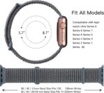 Pulseira de Nylon Lenrao para Apple Watch: conforto, estilo esportivo e ajuste seguro para compra ideal. - Imagem 4
