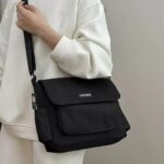 ALWY Bolsa Feminina de Nylon Tactel: leve, resistente e ideal para faculdade, trabalho e uso casual - Imagem 3