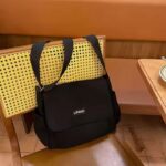 ALWY Bolsa Feminina de Nylon Tactel: leve, resistente e ideal para faculdade, trabalho e uso casual - Imagem 4