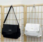 ALWY Bolsa Feminina de Nylon Tactel: leve, resistente e ideal para faculdade, trabalho e uso casual - Imagem 5