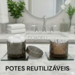 Kit DUADELI Mahal Noir: vela, difusor e bandeja em bambu para perfumar e decorar com sofisticação. - Imagem 5