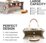 Bolsa de lona feminina com bolsos: prática, versátil e ideal para trabalho, ombro ou transversal. - Imagem 4
